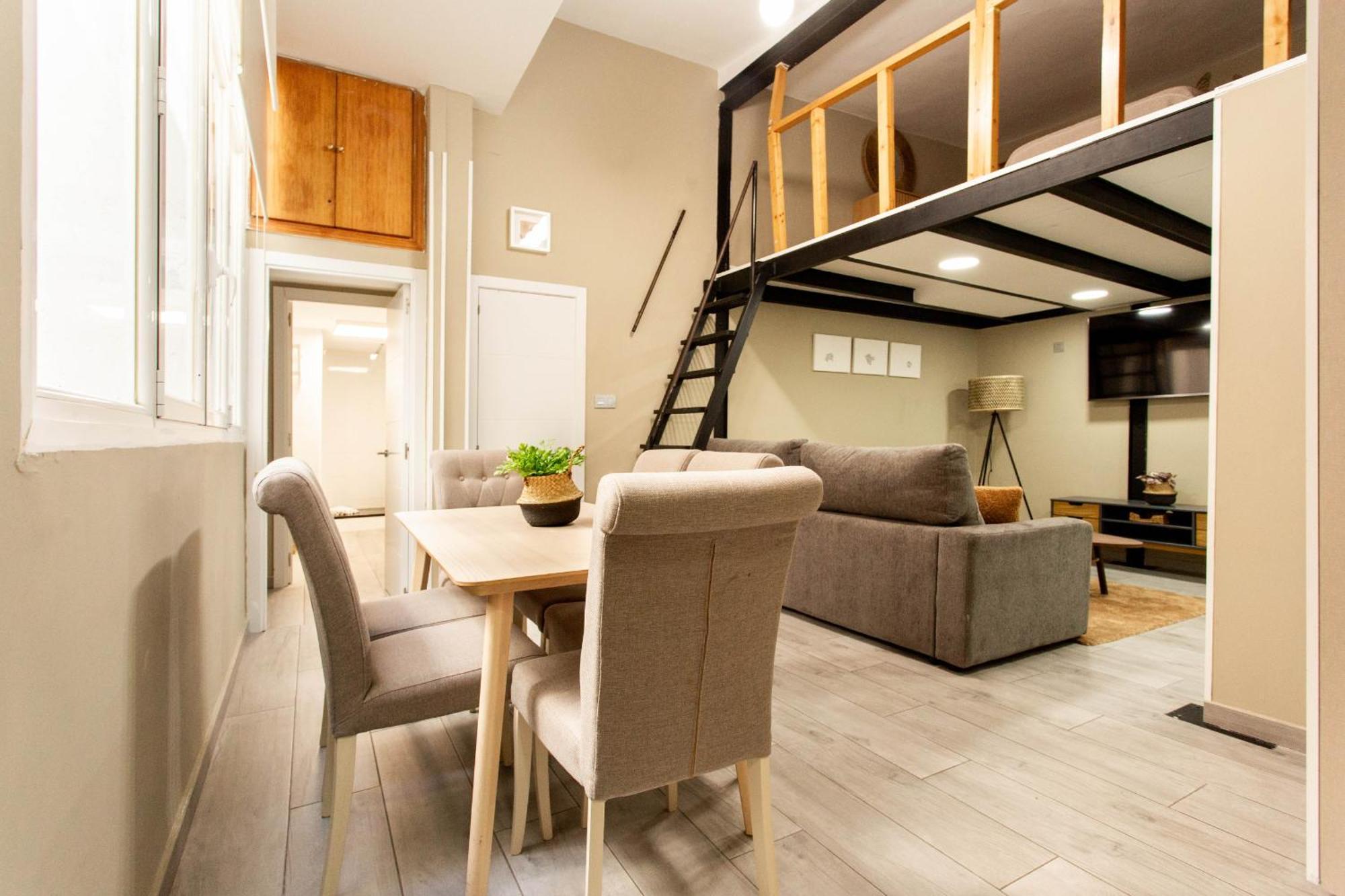 Apartmán Tirso Loft En Madrid Exteriér fotografie
